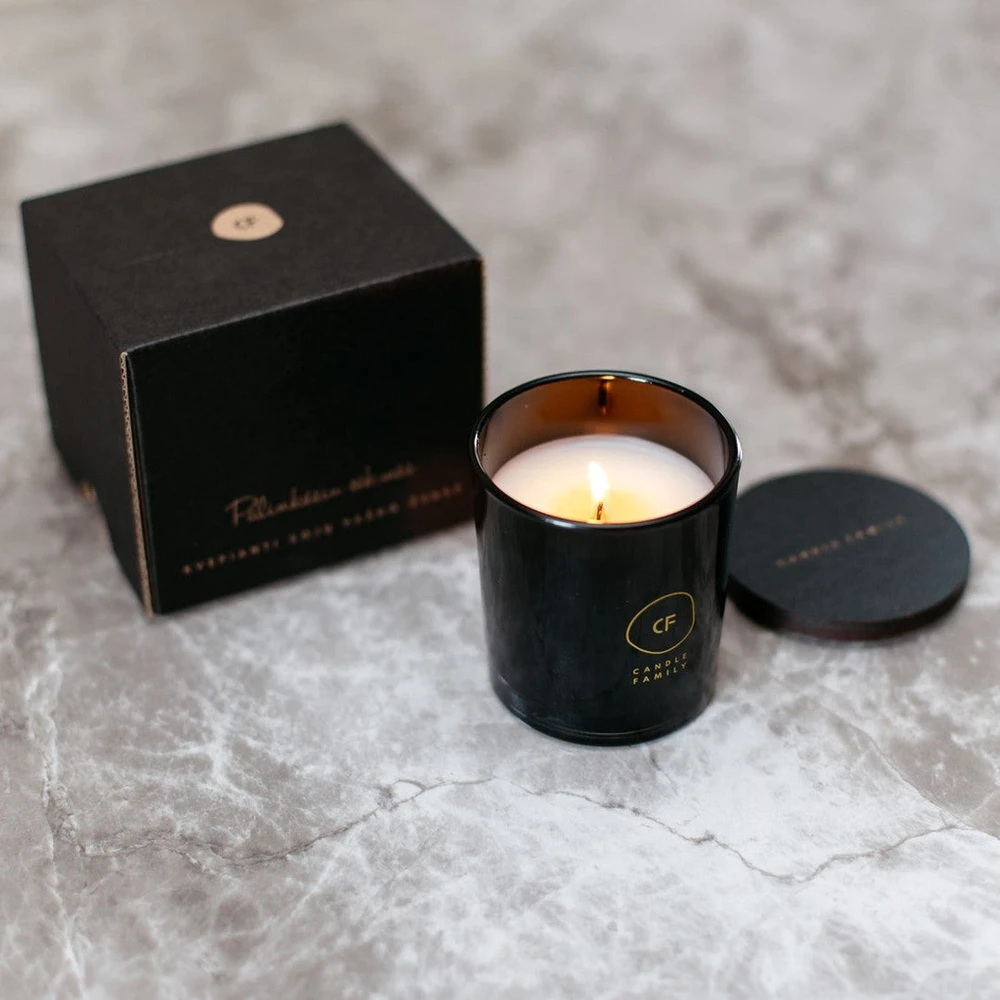 Candle Family Sojų vaško žvakė "Palinkėsiu sėkmės"