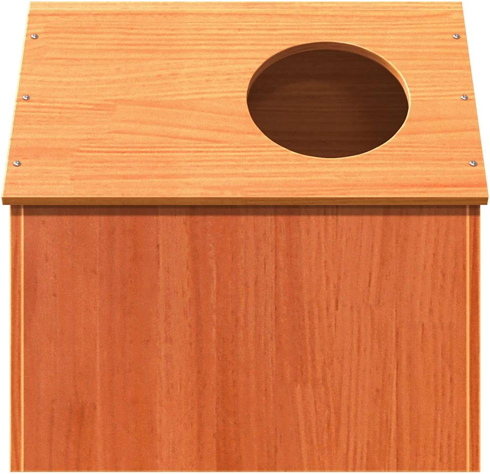 Cat House Wax Ruda 41x50x50 cm Pušies masyvo