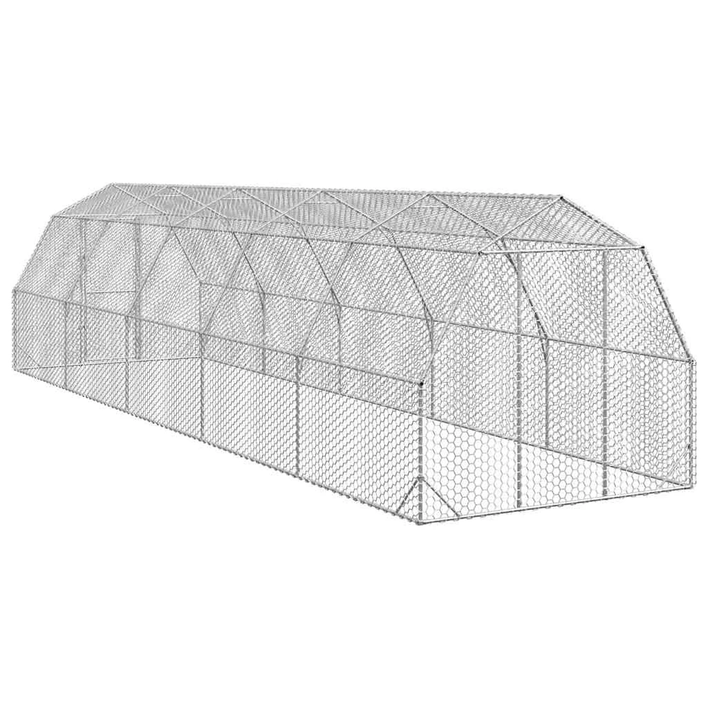 Chicken Run 2,5x10x2,25 m cinkuotas plienas