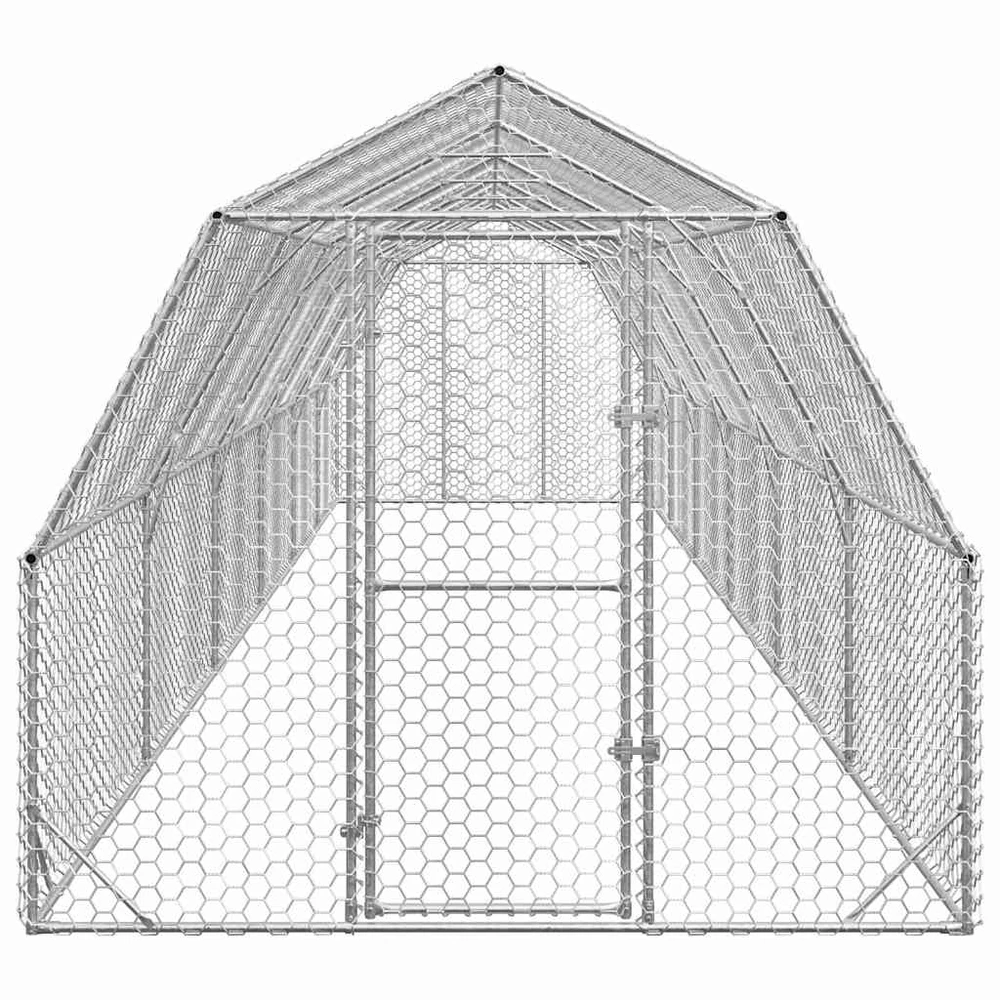 Chicken Run 2,5x12x2,25 m cinkuotas plienas