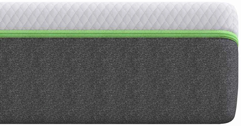 Čiužinys Vidutinio minkštumo 100 x 200 cm Balta ir pilka