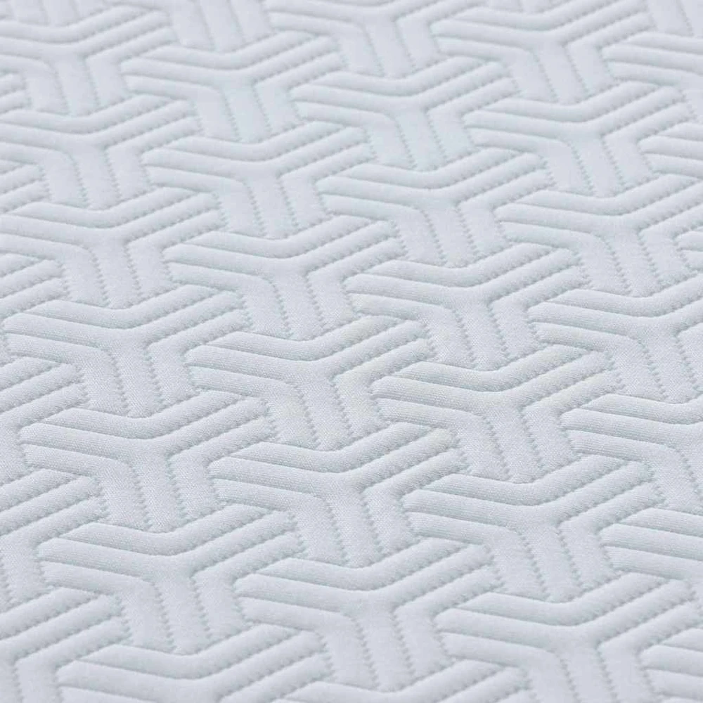 Čiužinys Balta ir pilka 80 x 200 cm Žakardinis audinys