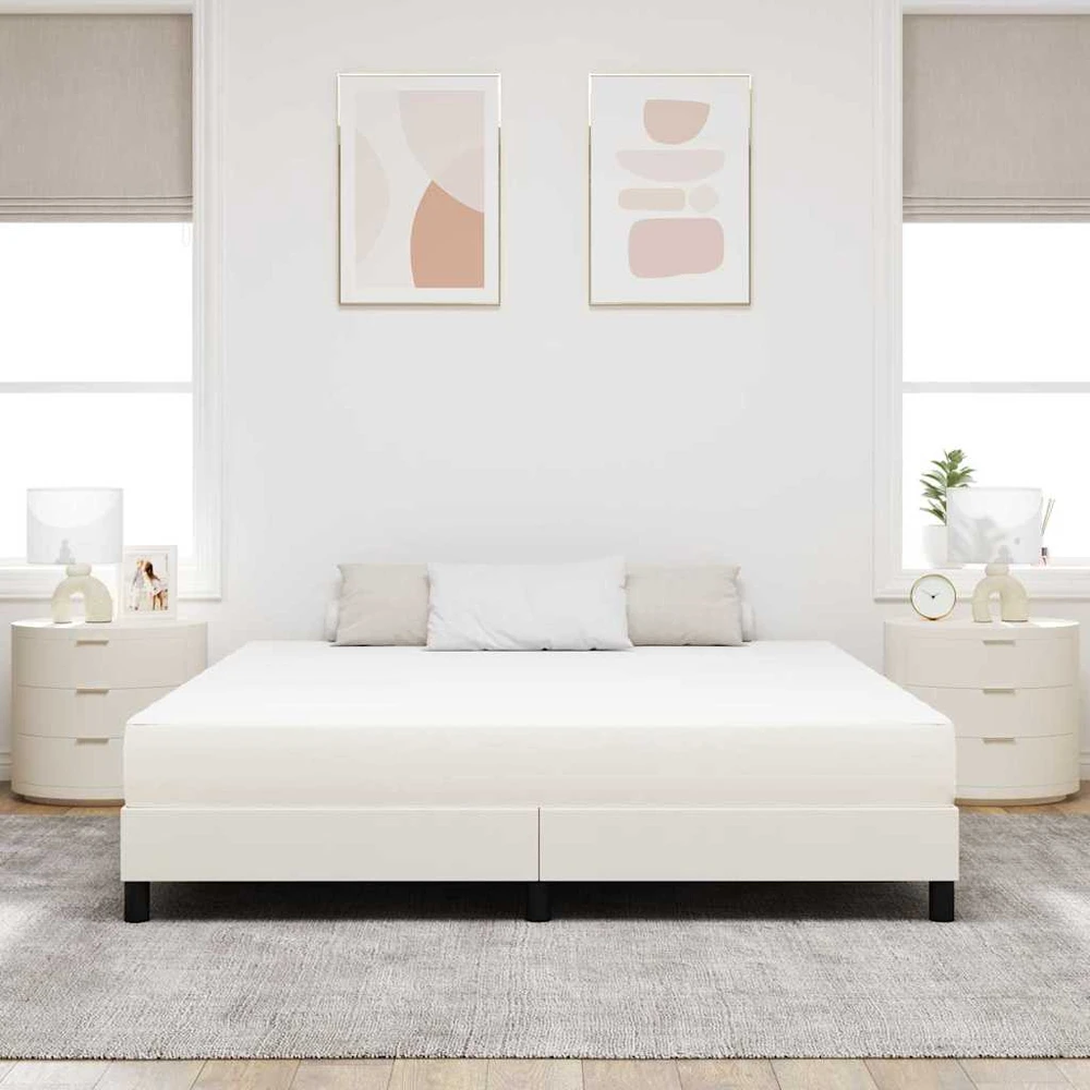 Čiužinys su čiužiniu Kreminė 180 x 200 cm audinys