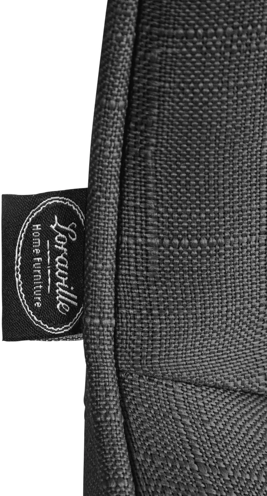Clp Trading Mville 2 vnt. baro kėdžių komplektas Vonore, audinys, juodas