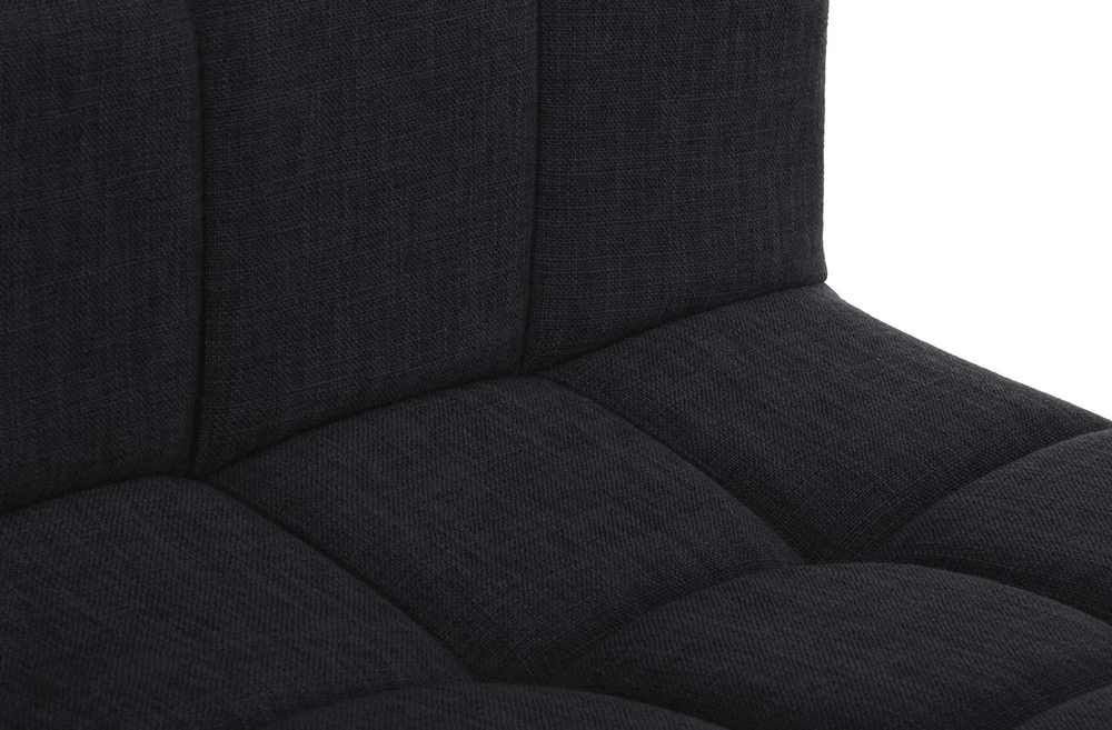 Clp Trading Mville 2 baro kėdžių komplektas CLP Calma, audinys, juodos