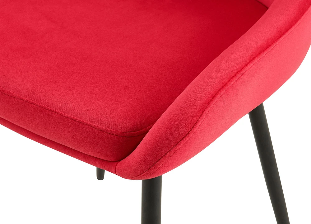 Clp Trading Mville Valgomojo kėdžių komplektas Elmira, 2 vnt., aksominis, juodas