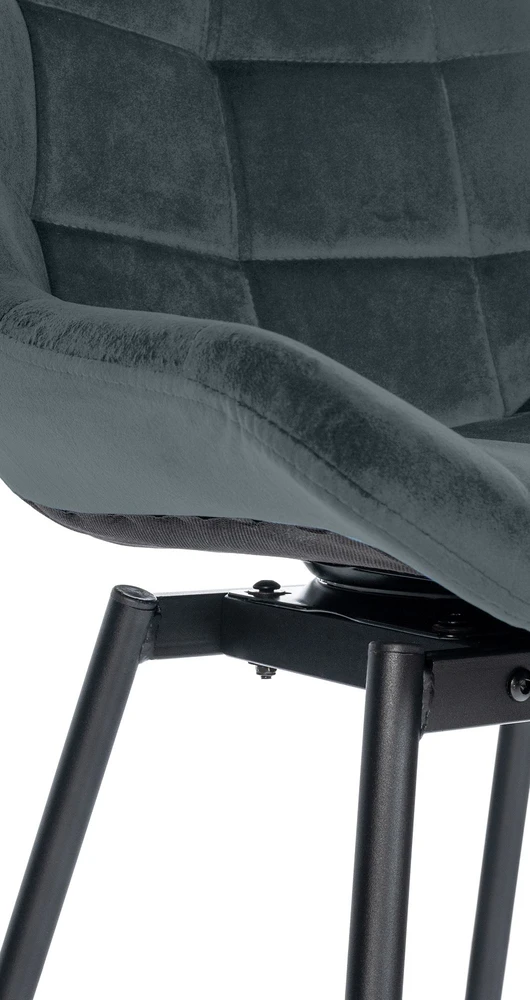 Clp Trading Mville Baro kėdžių komplektas Weston, 4 vnt., pasukamos, aksominės