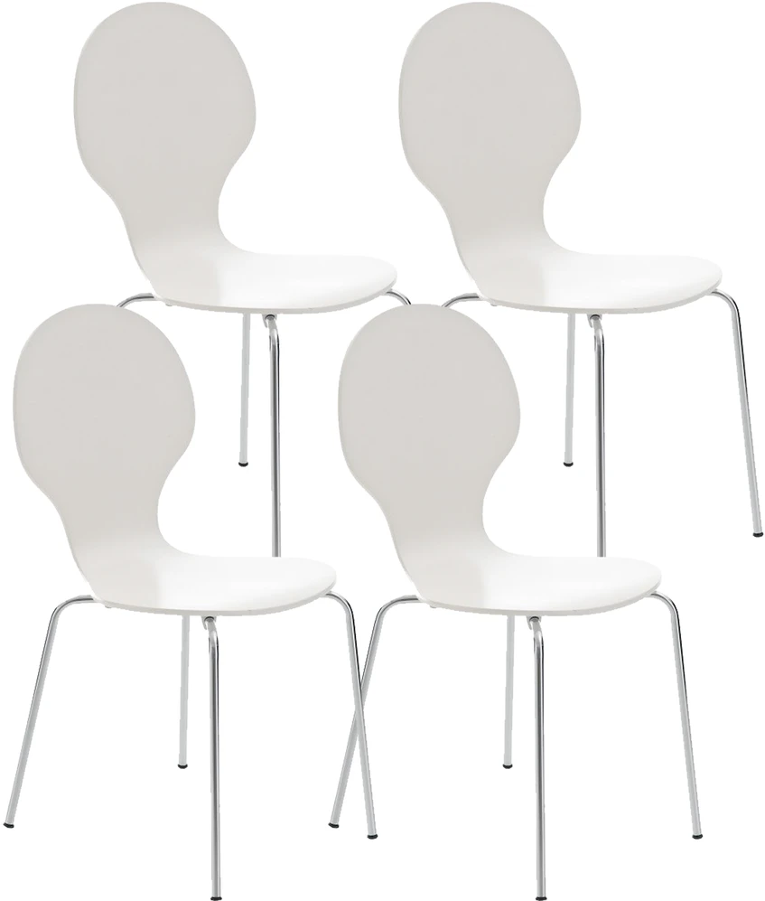 Clp Trading 4 vnt. lankytojų kėdžių rinkinys „Diego“
