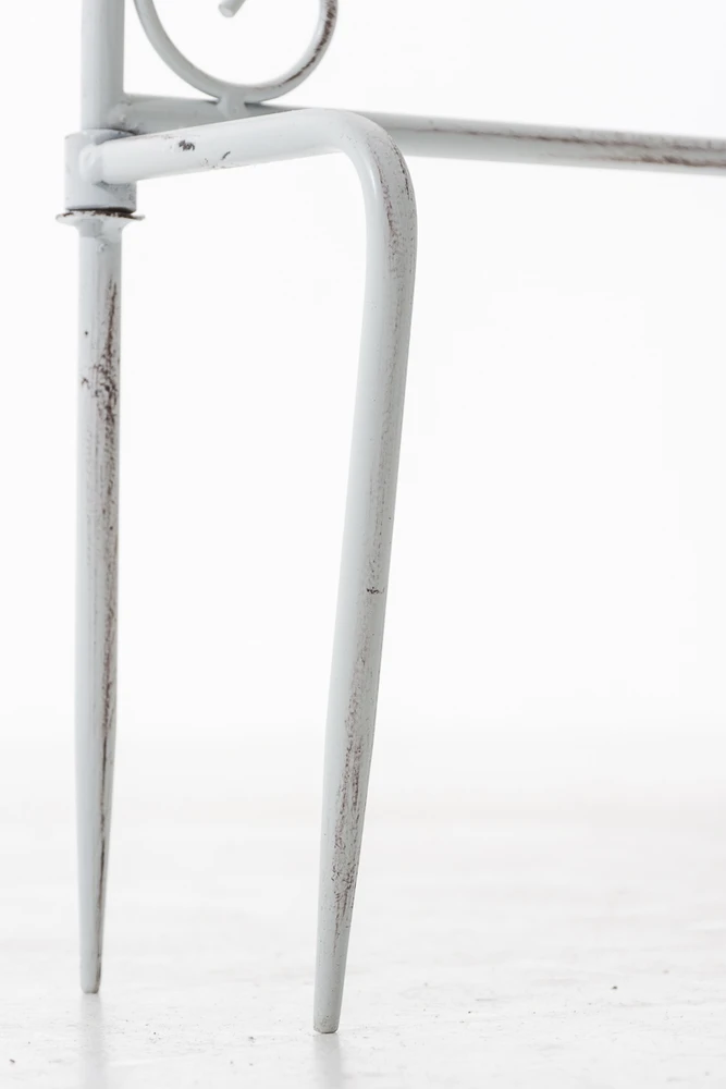 Clp Trading Grotelė augalams Burgus 122 x 35 cm antikvarinė balta