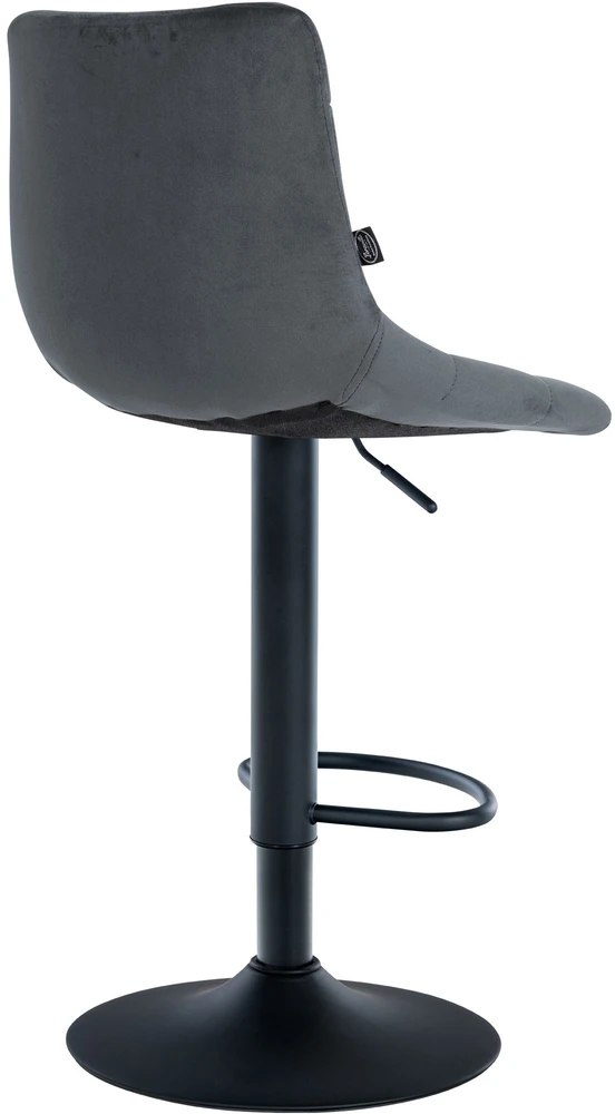 Clp Trading Mville Baro kėdė Jerry aksominė, tamsiai pilka