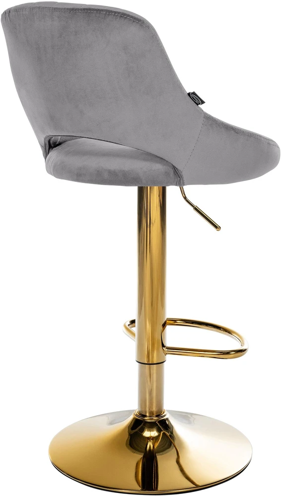 Clp Trading Mville 2 baro kėdžių komplektas Milet, aksominis, tamsiai pilkas