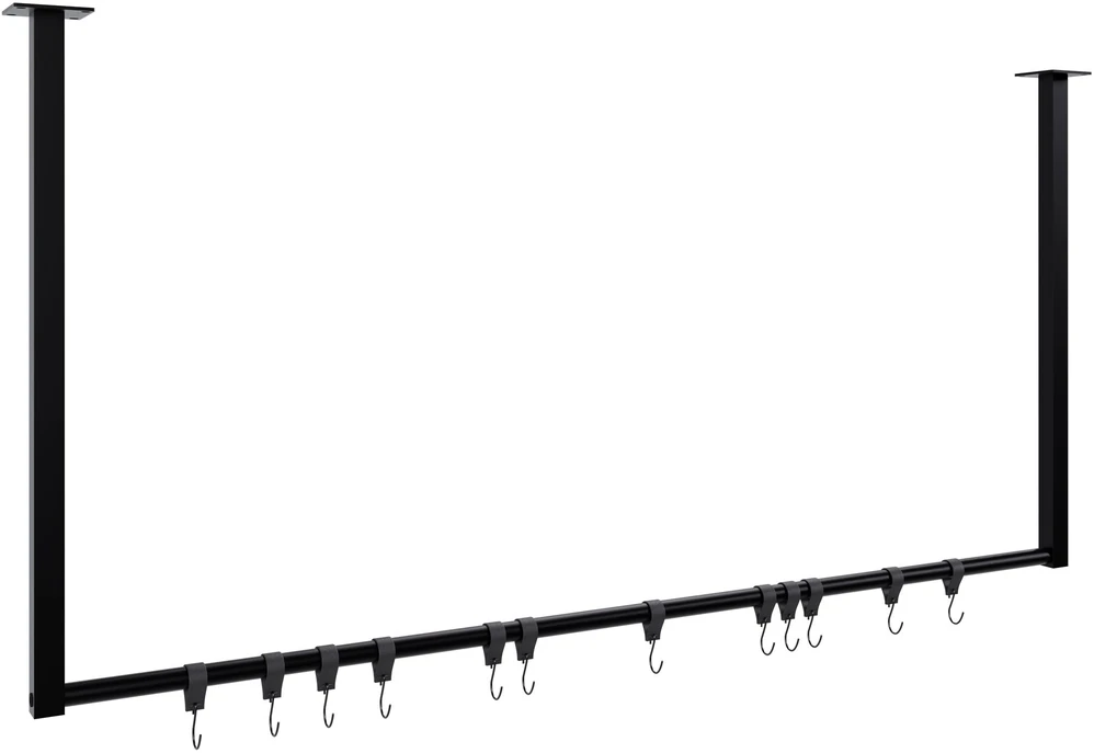 Clp Trading Drabužių kabykla Fenton 120x60 cm 12 vnt.