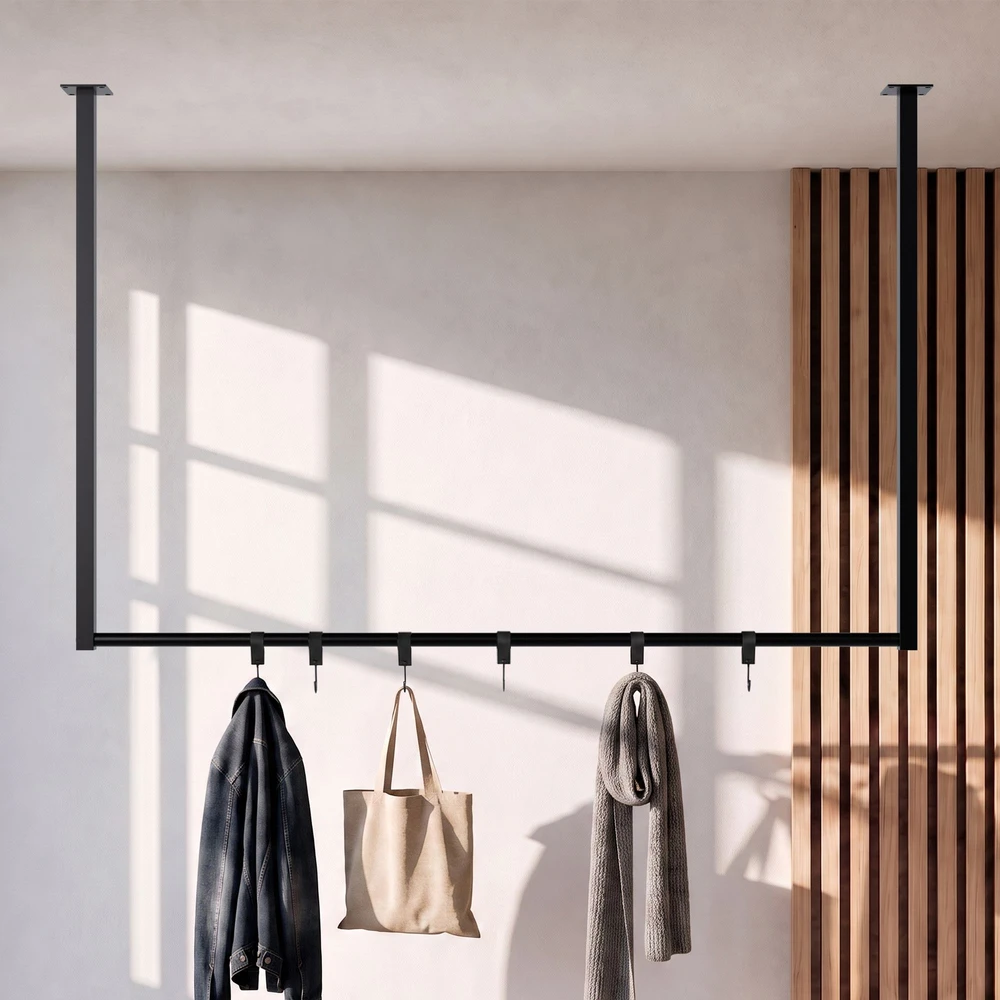Clp Trading Drabužių stovas Fenton 120x80 cm, 6 vnt.