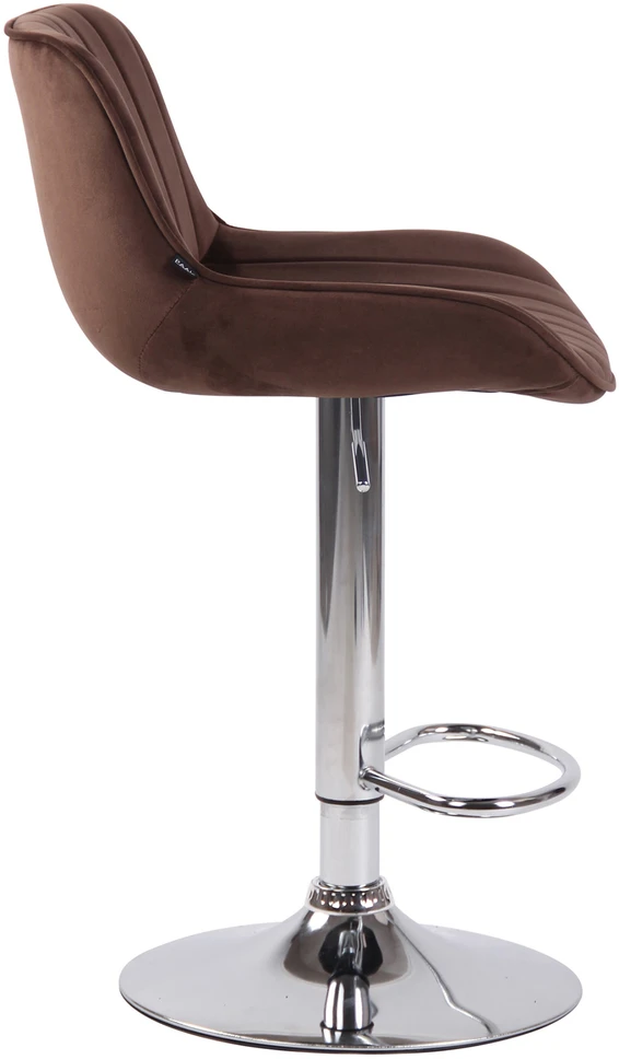 Clp Trading Mville Baro kėdžių komplektas (2 vnt.) Lentini, aksominės, chromuotos