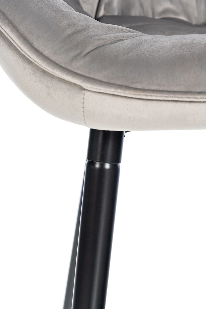 Clp Trading Mville Baro kėdžių komplektas Gibson Velvet, 2 vnt., pilkos spalvos