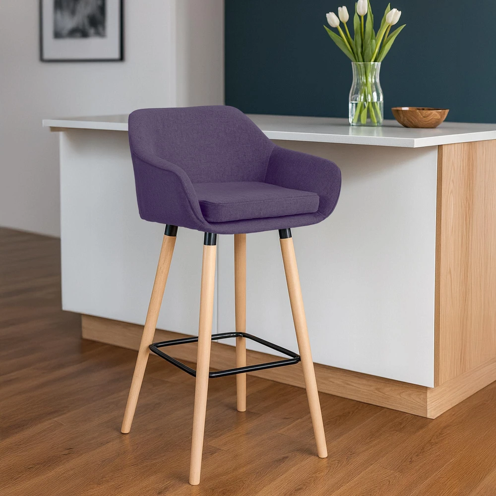 Clp Trading Mville 2 baro kėdžių komplektas Grant audinys