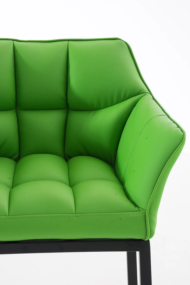 CLP Trading GmbH Baro kėdė Damaso Leatherette žalia, juoda