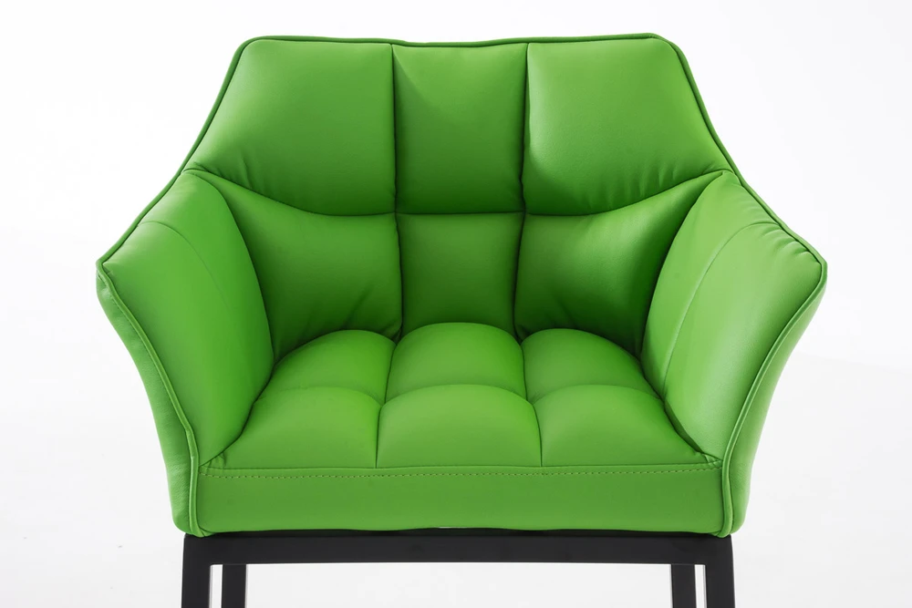 CLP Trading GmbH Baro kėdė Damaso Leatherette žalia, juoda