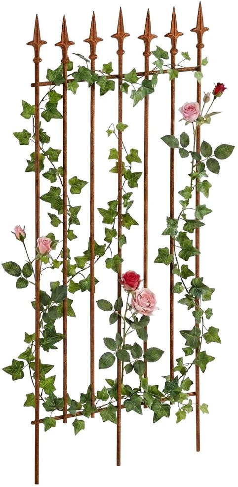 Clp Trading Sodo grotelės ELISA 100 x 50 cm antikvarinės rudos spalvos