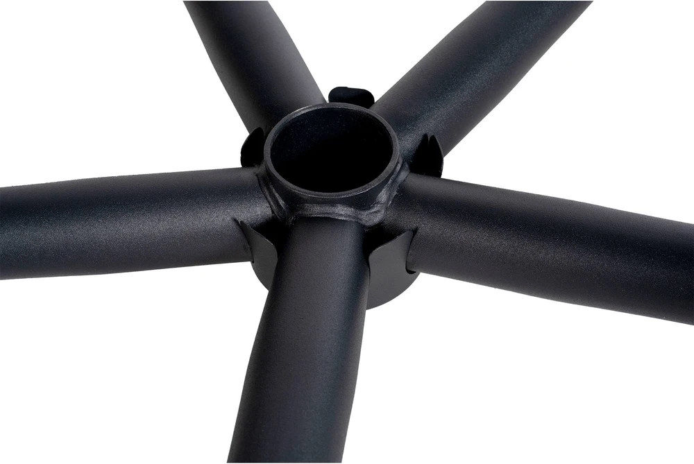 Clp Trading Mville Kampinis 65 cm biuro kėdės pagrindas, juodas, metalinis