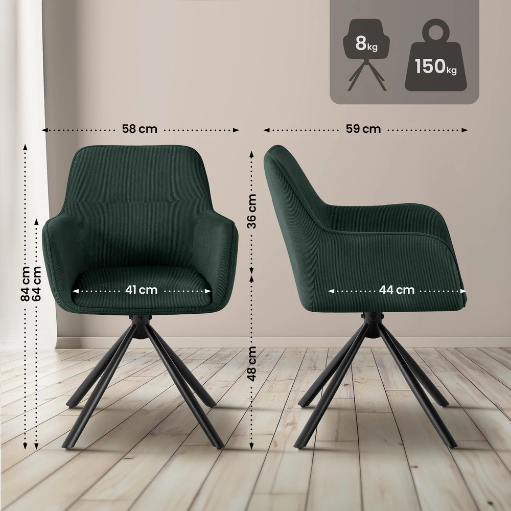 Clp Trading Kėdė „Tipton Cord“