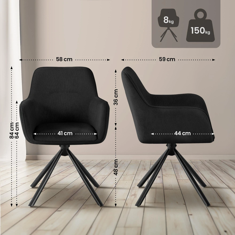 Clp Trading Kėdė „Tipton Cord“