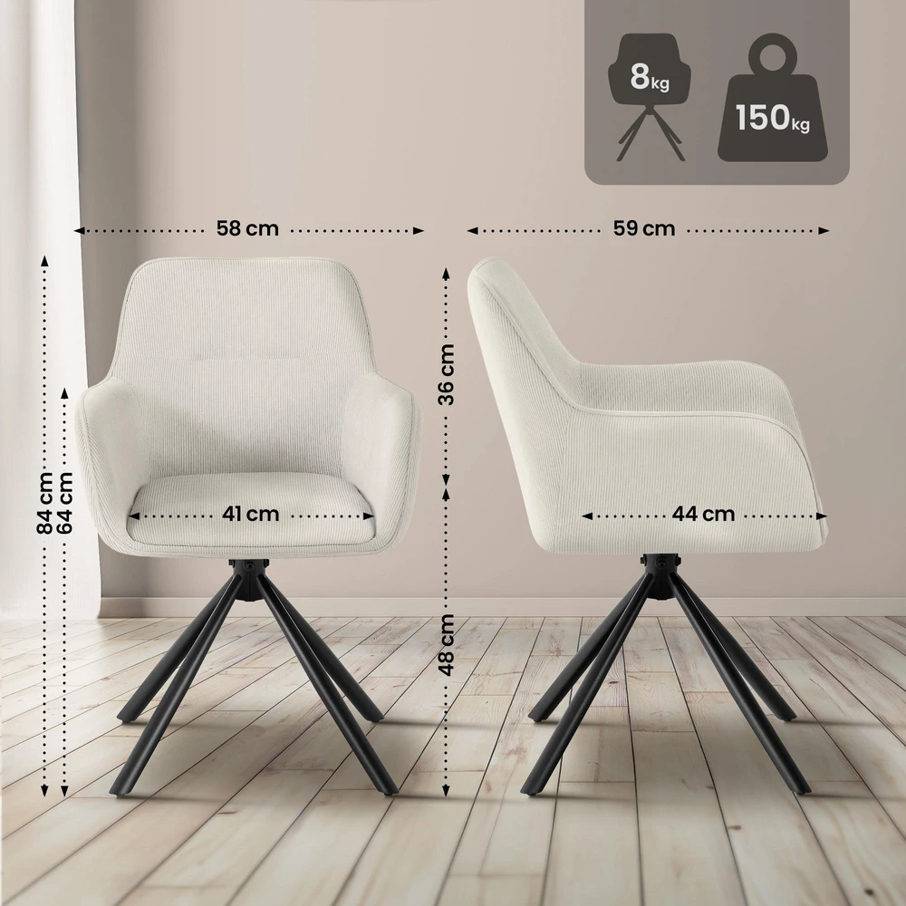 Clp Trading Kėdė „Tipton Cord“