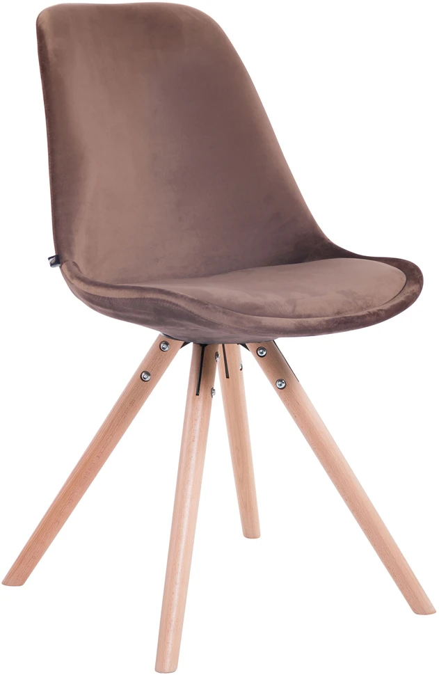 Clp Trading Mville Lankytojų kėdė Toulouse velvet round natura