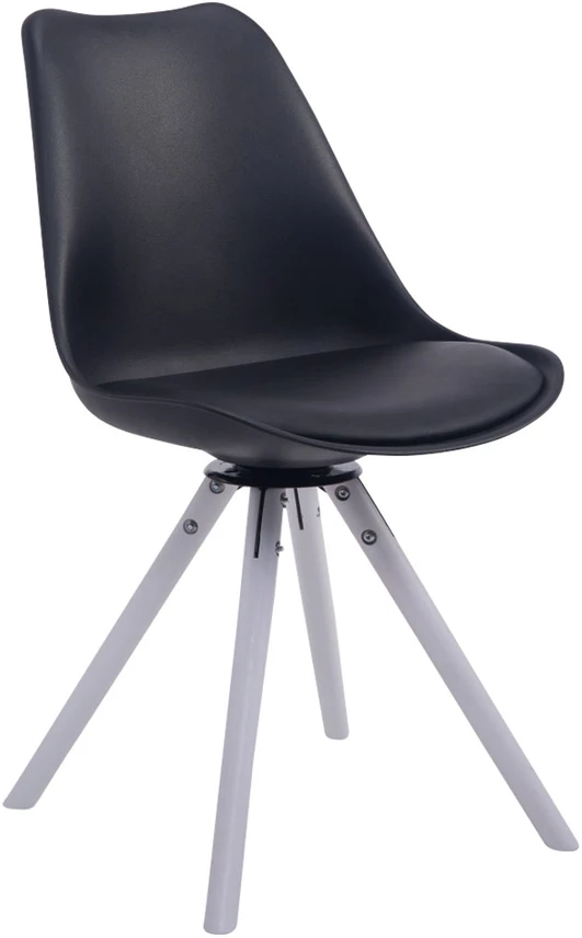 Clp Trading Mville Lankytojo kėdė Troyes, pasukama, balta, apvali