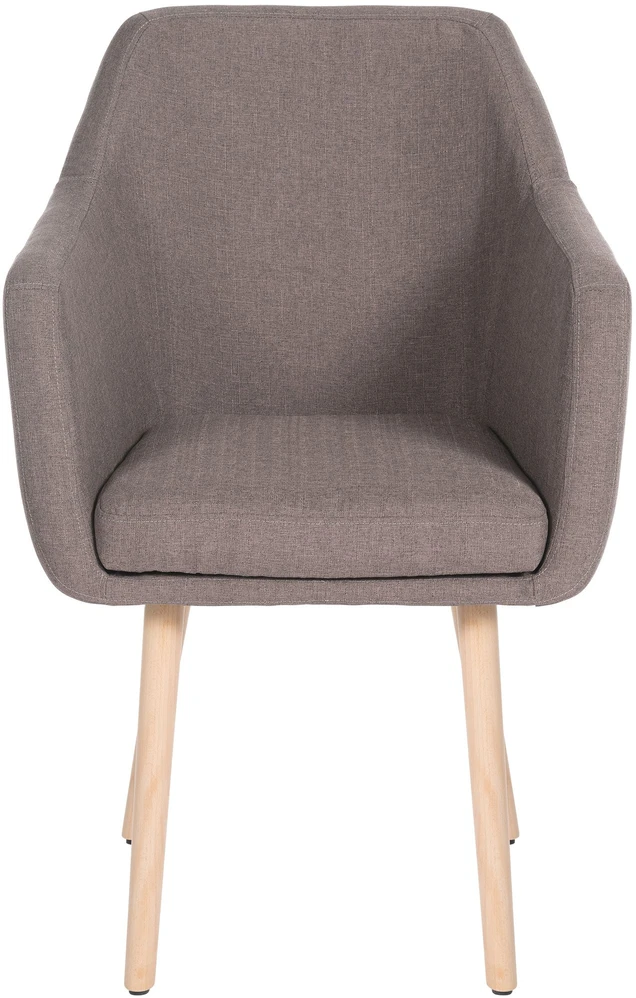 Clp Trading Kėdė Utrecht Audinys pilkos rusvos spalvos, natūralus