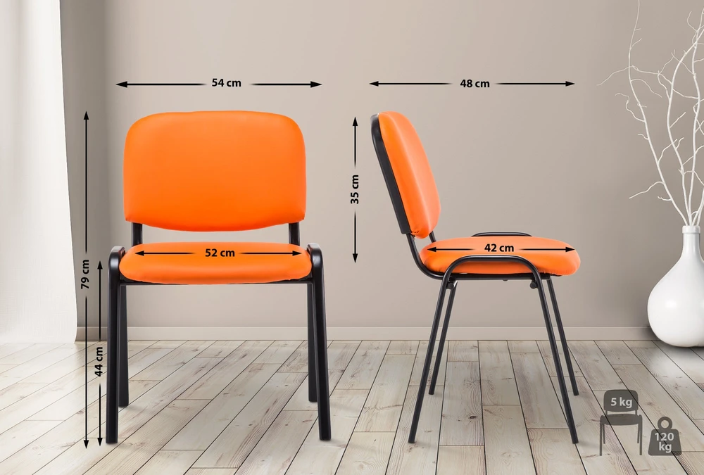 Clp Trading Mville Lankytojų kėdė CLP Ken, dirbtinė oda
