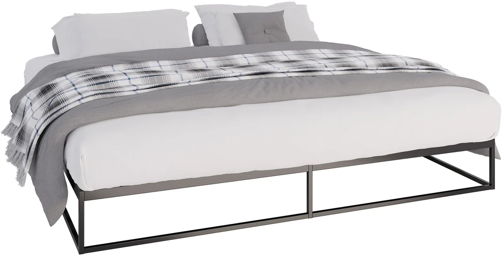 Clp Trading Metalinė lova Scala 200x200x25 cm