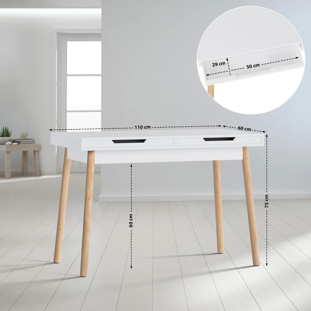 Clp Trading Rašomasis stalas Porto 110 cm V2