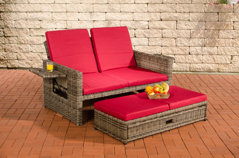 Clp Trading Mville Sofa Ancona rubino raudona 5 mm