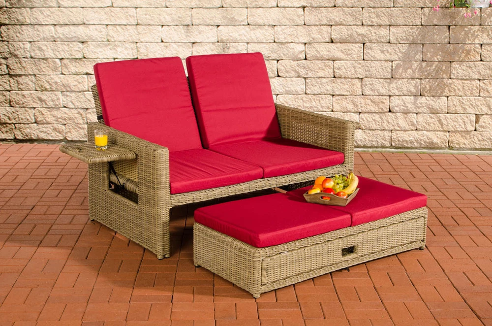 Clp Trading Mville Sofa Ancona rubino raudona 5 mm