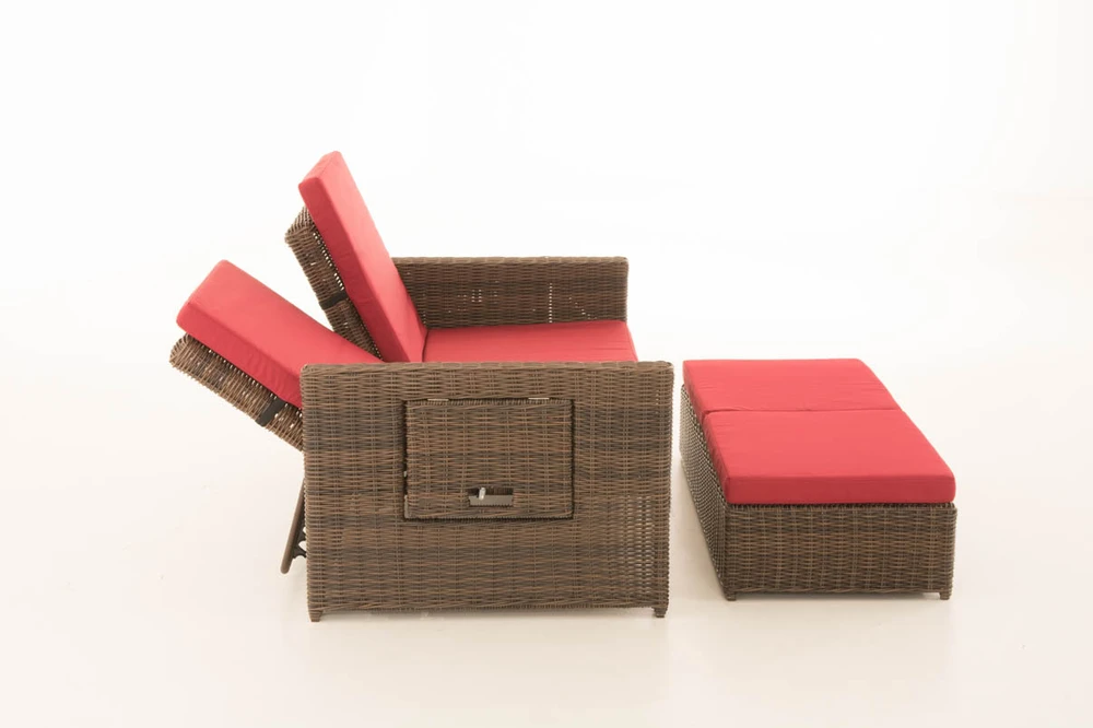 Clp Trading Mville Sofa Ancona rubino raudonos spalvos 5 mm