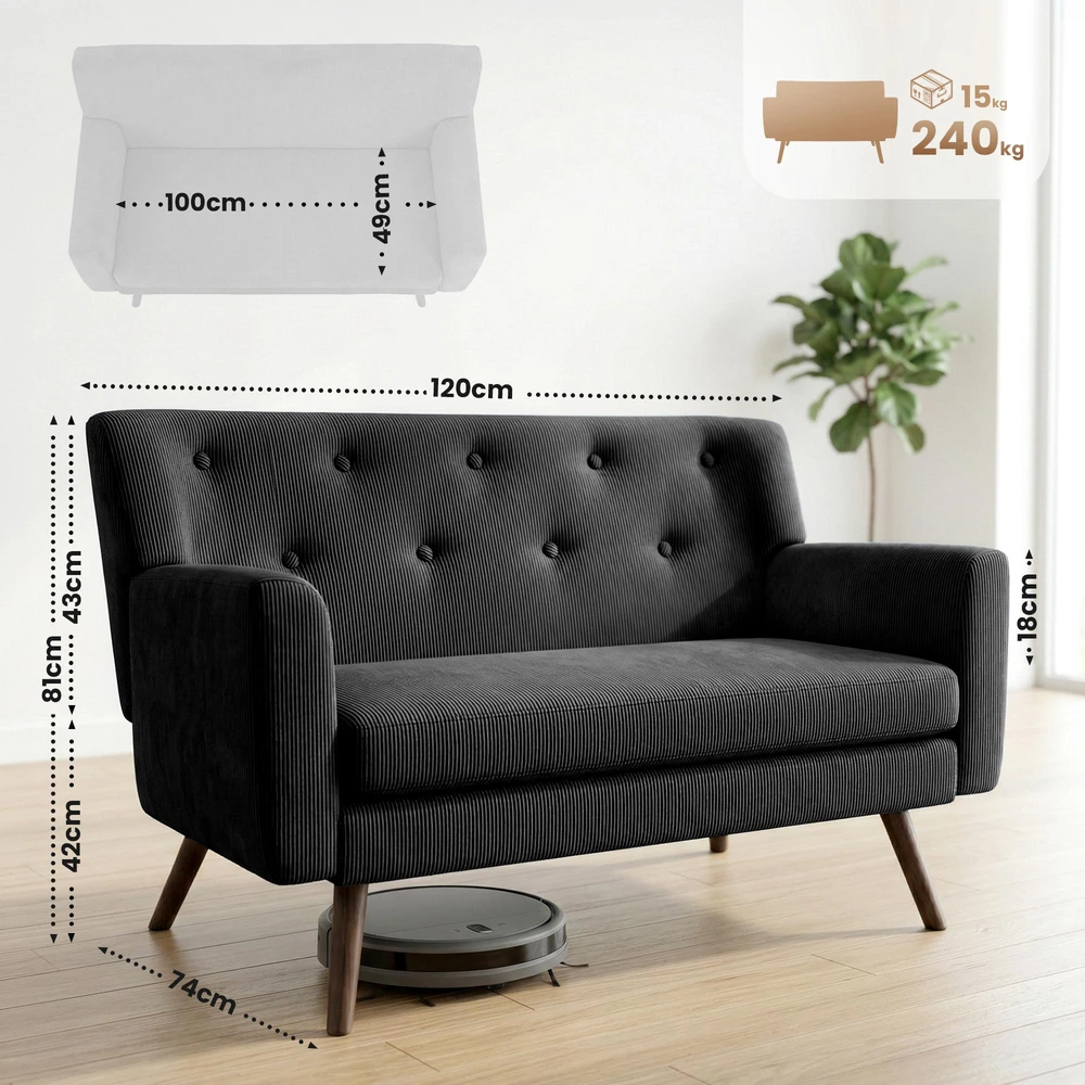 Sofa Clp Trading Sofos Kioni Cord
