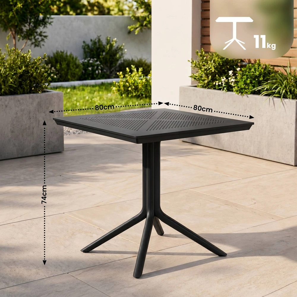 Clp Trading Mville Stalas Lenval 80x80 cm