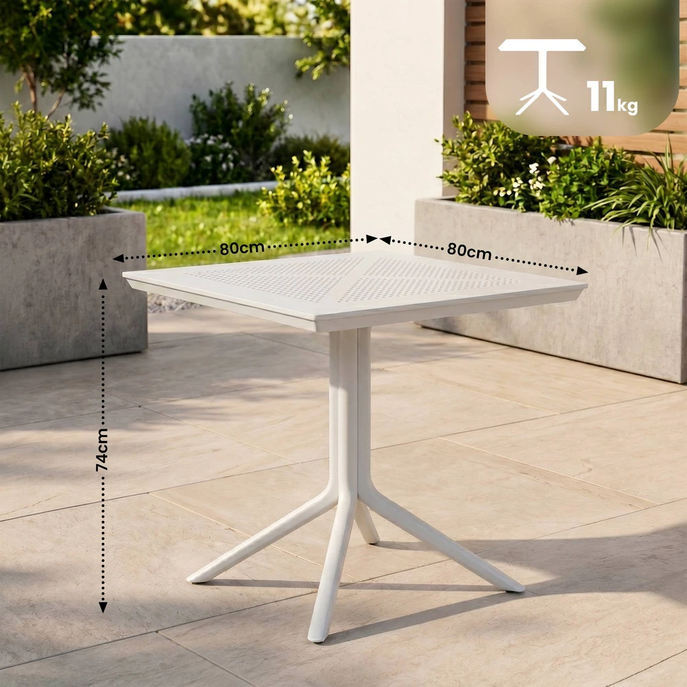 Clp Trading Mville Stalas Lenval 80x80 cm