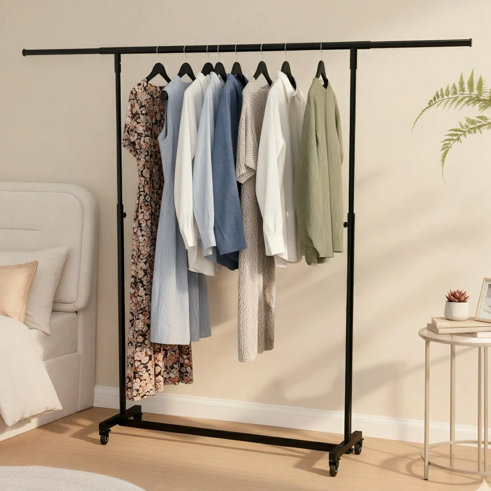 Clp Trading Sulankstomas drabužių stovas Soran 150x50x188