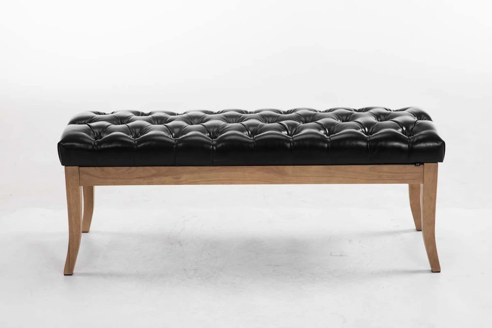 Clp Trading Mville Suoliukas CLP Ramses, dirbtinė oda, antikvarinis šviesus, 120 cm