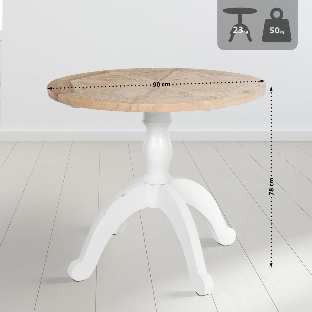 Clp Trading Valgomojo stalas Roswell 90 cm