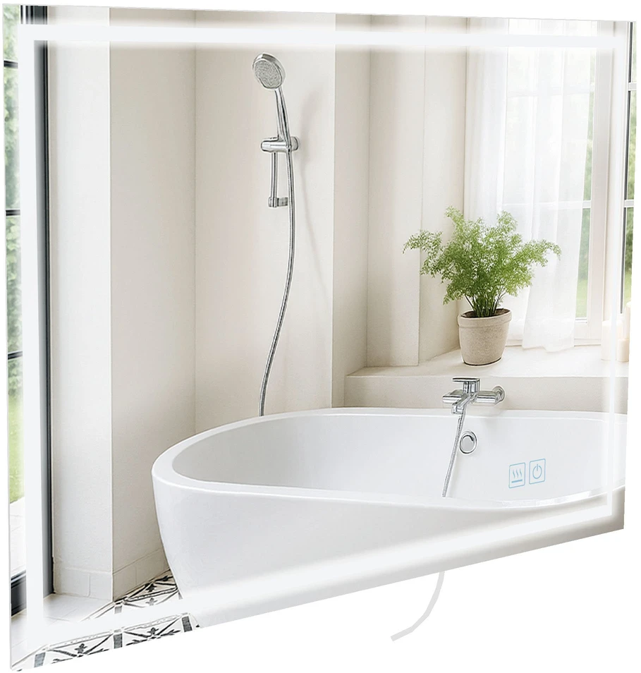 Clp Trading Vonios veidrodis Jaffrey 70x100 su Bluetooth