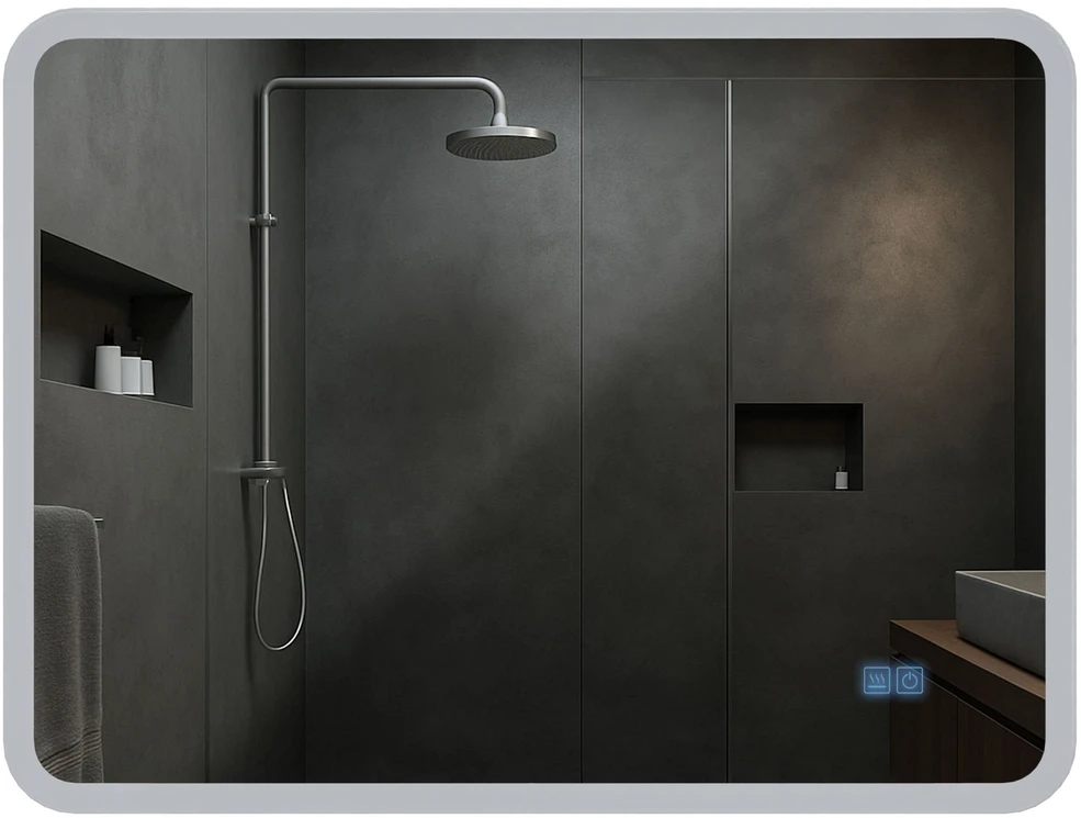Clp Trading Vonios veidrodis Jericho 60x80 su „Bluetooth“