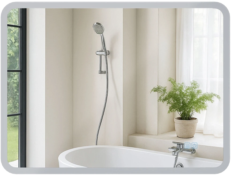 Clp Trading Vonios veidrodis Jericho 60x80 be Bluetooth