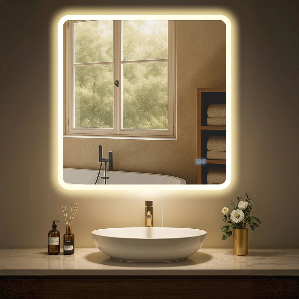 Clp Trading Vonios veidrodis Jericho 80x80 be Bluetooth