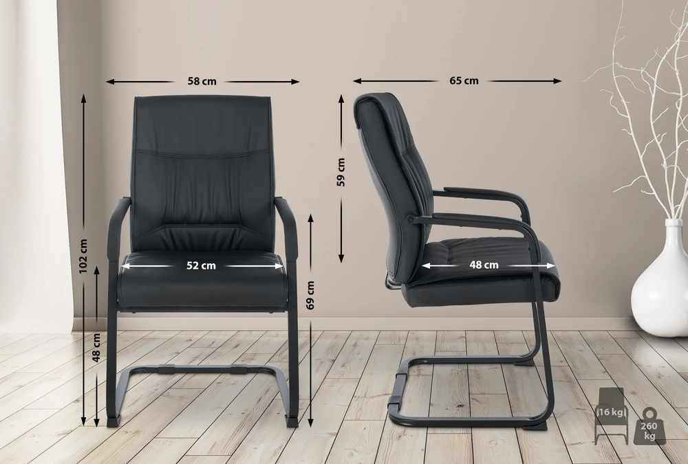 Clp Trading XL lankytojų kėdė „Anubis“