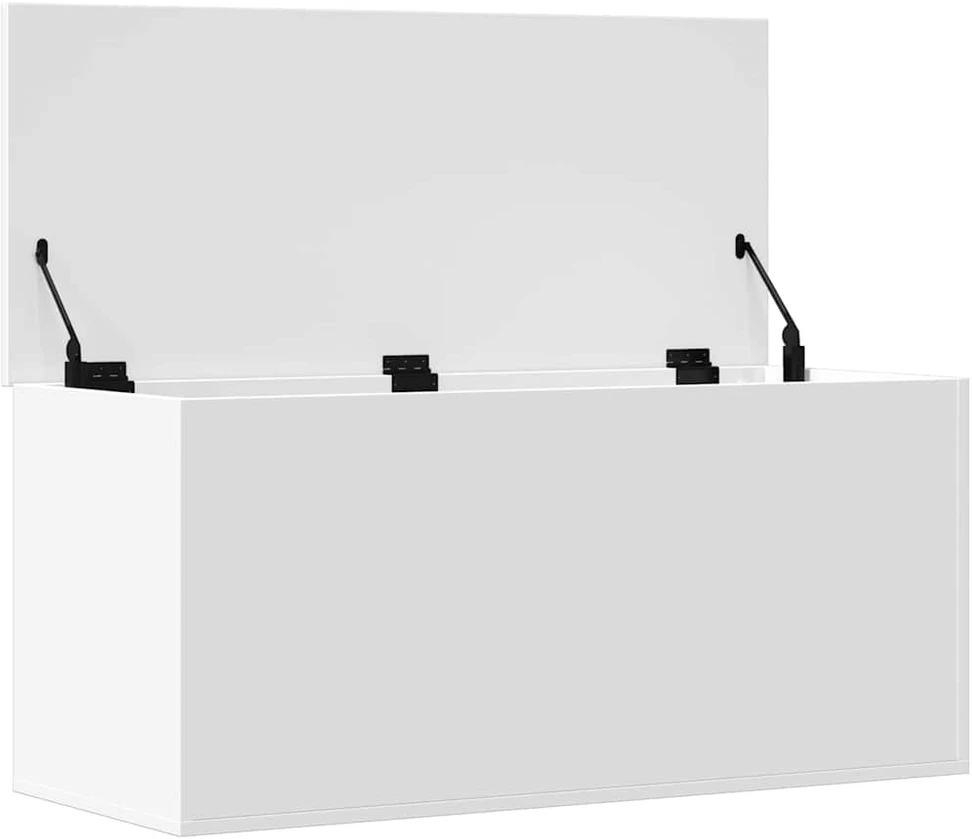 Daiktadėžė, baltos spalvos, 100x42x46cm, apdirbta mediena