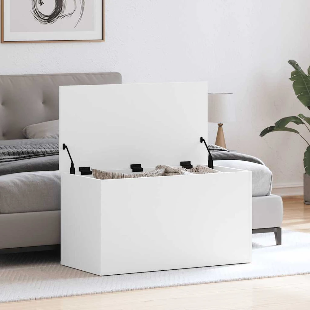 Daiktadėžė, baltos spalvos, 84x42x46cm, apdirbta mediena