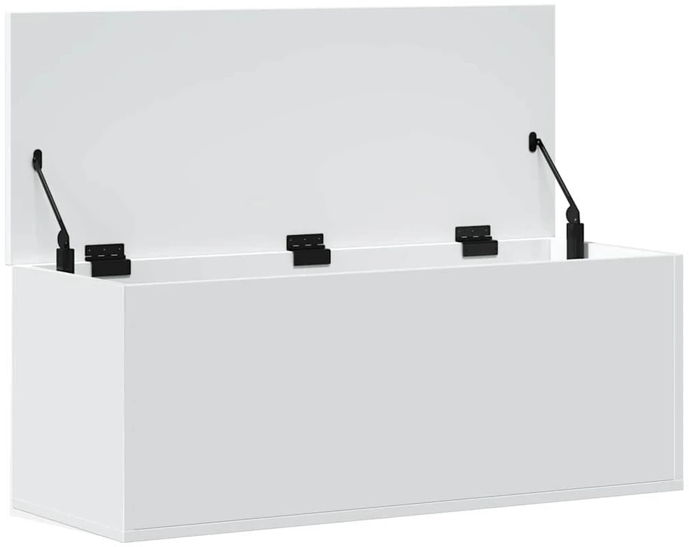 Daiktadėžė, baltos spalvos, 90x35x35cm, apdirbta mediena